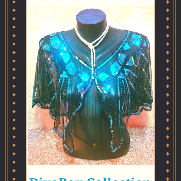 Magnificent  Sequin Shawls! - Picture 5 of 16